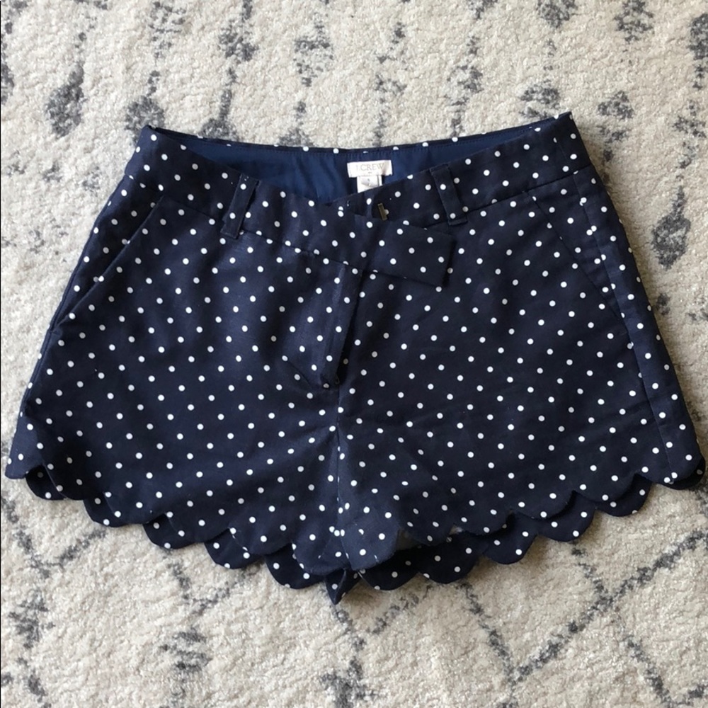 J. crew polka dots shorts